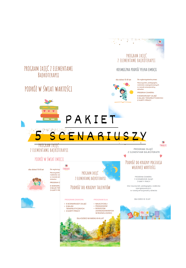 Pakiet 5 scenariuszy za 99 zł zamiast 149 zł