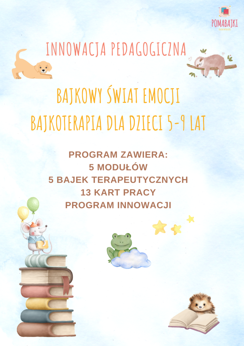 Innowacja pedagogiczna bajkoterapia Pomabajki